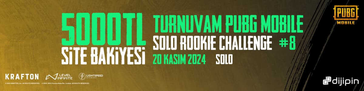 TURNUVAM PUBG MOBILE Solo Rookie Challenge #8 cover