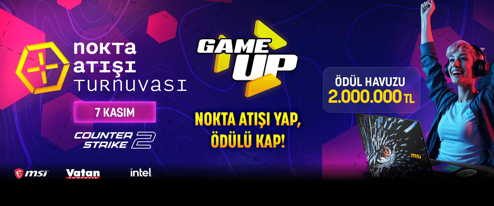 GAME UP: Nokta Atışı Online Turnuvası #30 cover