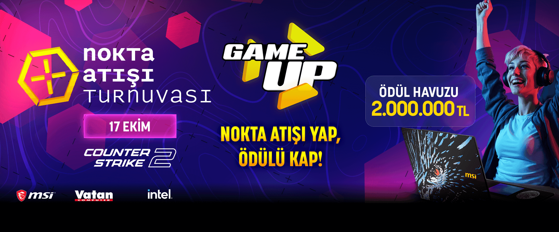 GAME UP: Nokta Atışı Online Turnuvası #25 cover